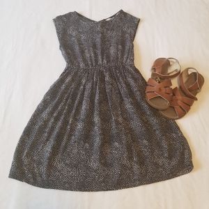 H&M Animal Print Open Back Dress